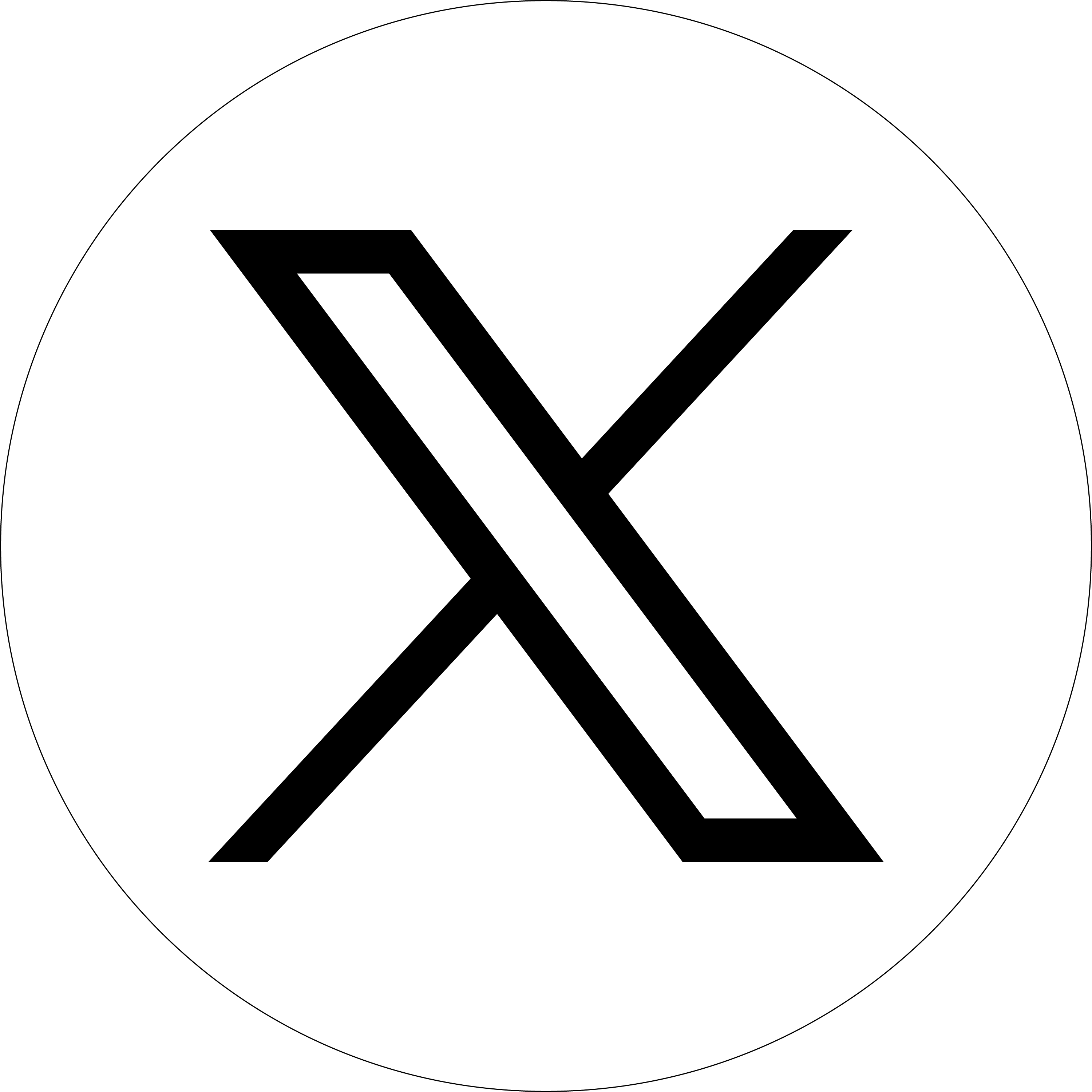 Twitter X icon